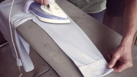 اتو کردن پیراهن مردانه در ۳ دقیقه